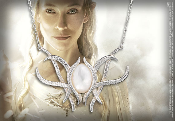 Galadriel Brooch Pendant - Sterling Silver - Hobbit Galadriel Brooch Pendant - Sterling Silver - Hobbit