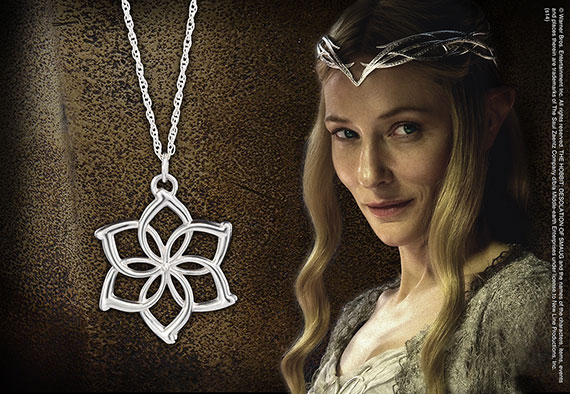 Galadriel™ Flower Necklace - Sterling Silver - Hobbit Galadriel™ Flower Necklace - Sterling Silver - Hobbit