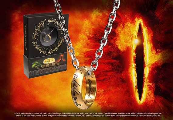 LOTR - The One Ring, Stainless Steel on Chain LOTR - The One Ring, Stainless Steel on Chain