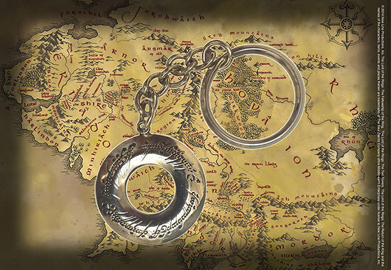 Elvish Script Keychain Elvish Script Keychain