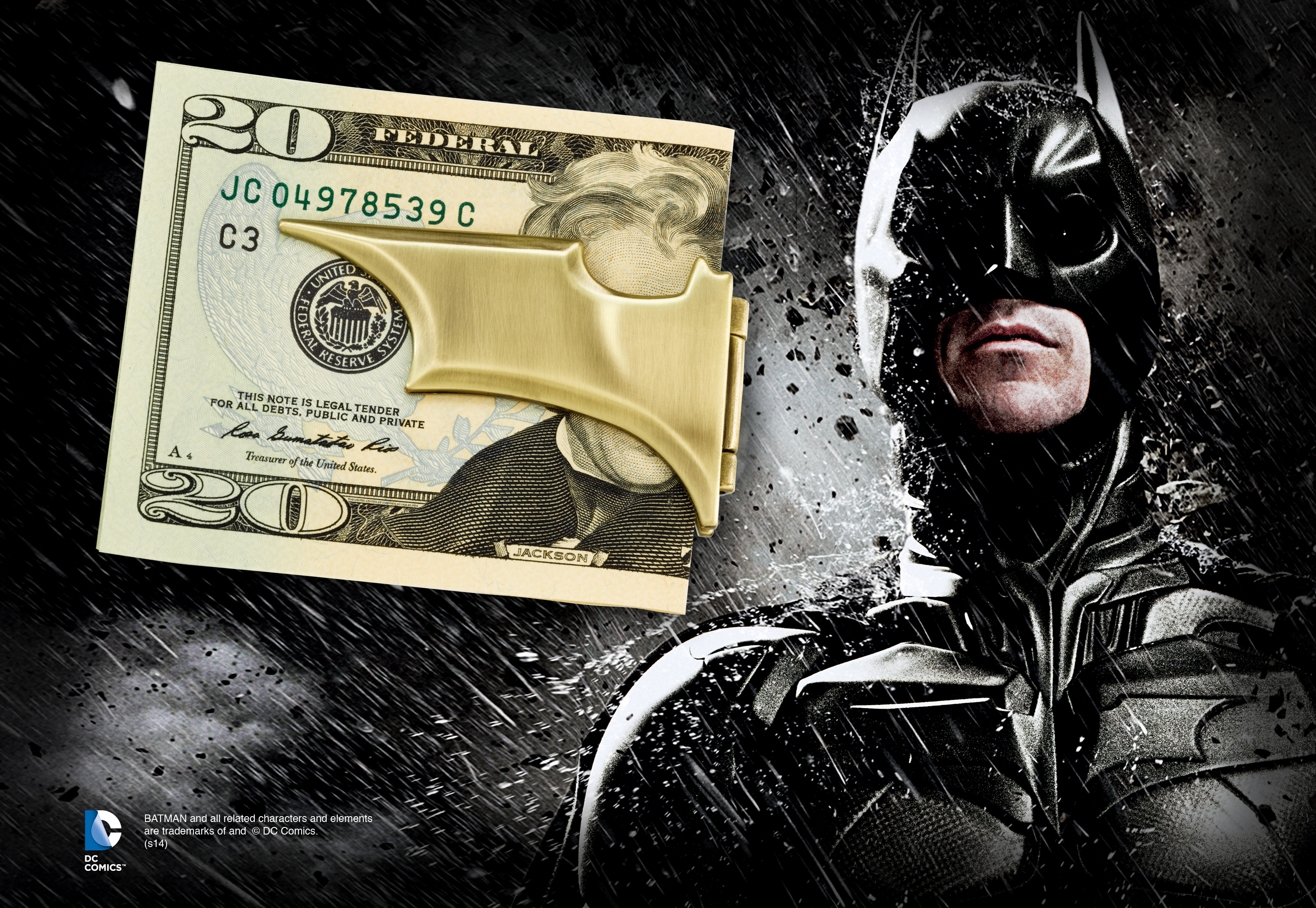 The BATARANG Folding Money Clip Bronze The BATARANG Folding Money Clip Bronze