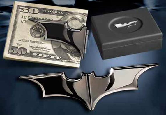 The Batarang™ - Folding Money Clip - Black chrome The Batarang™ - Folding Money Clip - Black chrome