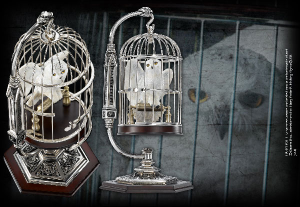 Miniature Hedwig and Cage Miniature Hedwig and Cage