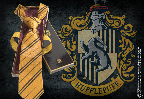 Hufflepuff 100% Silk Necktie Hufflepuff 100% Silk Necktie