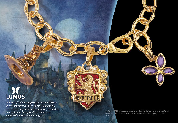gryffindor charm bracelet