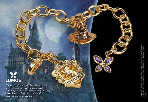 Bracelet Charms - Lumos Poufsouffle - Harry Potter Bracelet Charms - Lumos Poufsouffle - Harry Potter