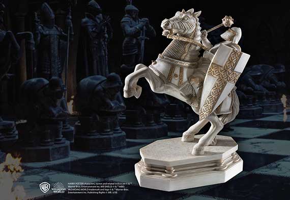 Wizard Chess Knight Bookend - White - Harry Potter Wizard Chess Knight Bookend - White - Harry Potter