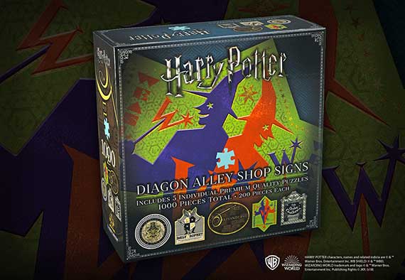 Puzzle - Diagon Alley Shop Signs Puzzle - Diagon Alley Shop Signs