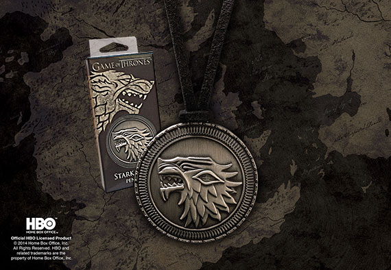 Game of Thrones - Stark Shield Pendant (costume) Game of Thrones - Stark Shield Pendant (costume)