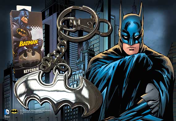 Batman Shaped Logo Keychain (Stainless Steel) Batman Shaped Logo Keychain (Stainless Steel)