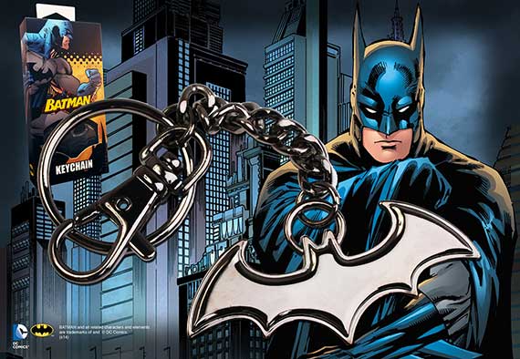 Porte-cles Logo Batman noir Porte-cles Logo Batman noir